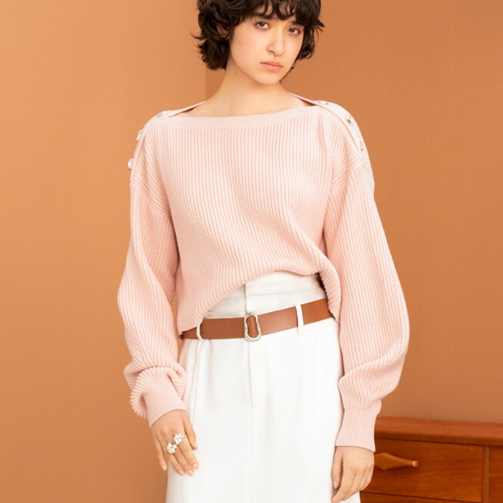 ADEAM Peach Sailing Sweater Size Small NWT